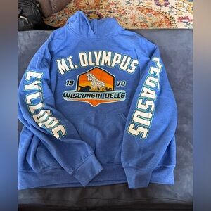 Gildan Blue Mt. Olympus Graphic Sweater